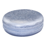 Macaron aus Styropor     Groesse: 20x9cm - Farbe: silber