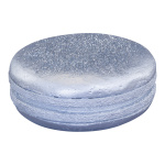 Macaron  en polystyrène Color: argent Size: 20x9cm