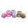 Macarons 9 pcs en polystyrène Color: coloré Size: 10x6cm