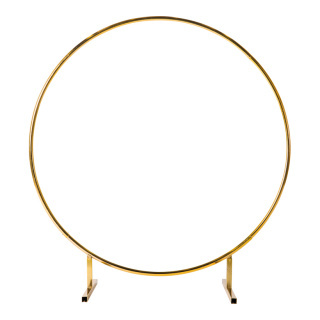 Metal ring  - Material:  - Color: gold - Size: Ø 100cm X Höhe 107cm Dicke: 2cm