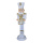 Nutcracker with drum  - Material: out of metal - Color: white/gold - Size: 127cm