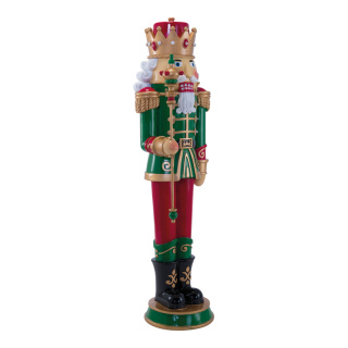 Nutcracker  - Material: out of polyresin - Color: multicoloured - Size: 675cm