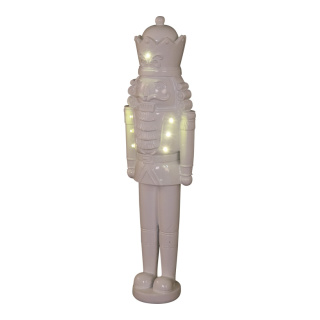 Nutcracker  - Material: out of polyresin - Color: white - Size: 46cm
