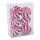Ornamente 6 Stk., aus Kunststoff, zwiebelförmig, beglittert, mit Hänger     Groesse:Ø 7cm    Farbe:rot/weiß