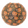 Papierlampion mit Kürbisgesichtern, faltbar     Groesse:Ø 30cm    Farbe:schwarz/orange