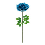Rose Kunstseide     Groesse: Ø 37cm, 110cm - Farbe: blau