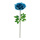 Rose  soie artificielle Color: bleu Size: Ø 37cm X 110cm