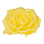 Tête de rose  50cm tige mousse Color: jaune Size:...