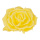 Rose head  - Material: 50cm stem foam plastic - Color: yellow - Size: Ø 40cm