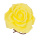Tête de rose  28cm tige mousse Color: jaune Size: Ø 20cm