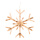 Schneeflocke aus Holz mit Hänger     Groesse:40x40x2,5cm    Farbe:naturfarben