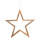 Wooden star  - Material:  - Color: natural-coloured - Size: 40x40x2cm