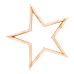 Stern aus Holz selbststehend Abmessung: 40x40x8cm Farbe:...