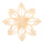 Stern aus Bambusholz, ohne Hänger     Groesse:30x30cm    Farbe:naturfarben