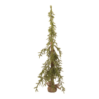 Tannenbaum »Fichte«      Groesse:483 Tips, aus Kunststoff, mit Jutesack, Spritzguss Tips, 150cm    Farbe:grün/braun