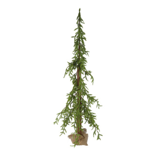 Tannenbaum »Fichte«      Groesse:622 Tips, aus Kunststoff, mit Jutesack, Spritzguss Tips, 180cm    Farbe:grün/braun