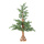 Tannenbaum      Groesse:245 Tips, aus Kunststoff, Holzfuß, Spritzguss Tips, 90cm    Farbe:grün/braun