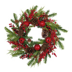 Fir wreath  - Material: out of plastic/styrofoam - Color:...