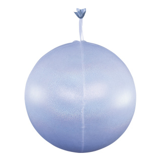 Textile ball  - Material: out of polyester - Color: white/silver - Size: Ø 40cm