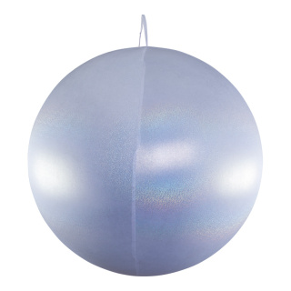 Textile ball  - Material: out of polyester - Color: white/silver - Size: Ø 60cm