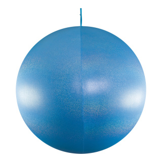 Boule textile  en polyester Color: bleu clair Size: Ø 60cm