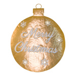 Boule de Noël  en métal Color: or/blanc Size:...