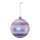 Christmas ball  - Material: out of plastic - Color: matt pink/white - Size: Ø 10cm
