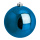 Weihnachtskugel, blau glänzend, 6 St./Karton, Größe: Ø 8cm Farbe: