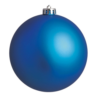 Christmas ball blue matt  - Material:  - Color:  - Size: Ø 20cm