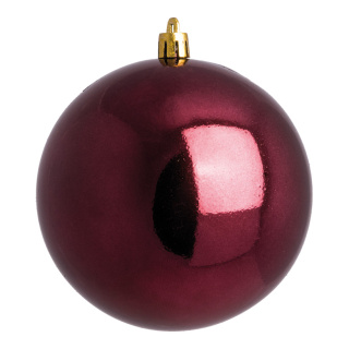 Boule de Noël bordeaux brilliant   Color:  Size: Ø 14cm