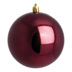 Boule de Noël bordeaux brilliant   Color:  Size:...