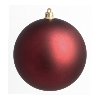 Boule de Noël bordeaux mat   Color:  Size: Ø 10cm