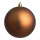 Boule de Noël brun mat 6 pcs./carton  Color:  Size: Ø 8cm
