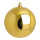 Weihnachtskugel, gold glänzend, 6 St./Karton, Größe: Ø 8cm Farbe: