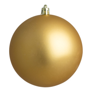 Weihnachtskugel, gold matt,  Größe: Ø 25cm Farbe: