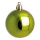 Weihnachtskugel, hellgrün glänzend, 12 St./Karton, Größe: Ø 6cm Farbe: