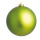 Christmas ball lime matt  - Material:  - Color:  - Size: Ø 10cm
