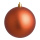Weihnachtskugel, kupfer matt,  Größe: Ø 14cm Farbe:
