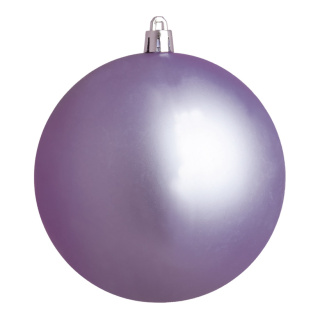 Weihnachtskugel, lavendel matt,  Größe: Ø 10cm Farbe: