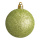 Christmas ball light green glittered 12 pcs./carton - Material:  - Color:  - Size: Ø 6cm