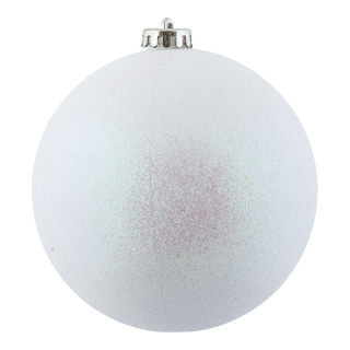 Christmas ball pearlised glittered  - Material:  - Color:  - Size: Ø 14cm