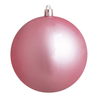 Weihnachtskugel, pink matt,  Größe: Ø 10cm Farbe: