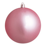 Boule de Noël rose mat   Color:  Size: Ø 10cm