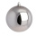 Weihnachtskugel, silber glänzend,  Größe: Ø 25cm Farbe: