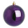 Christmas ball purple shiny 6 pcs./carton - Material:  - Color:  - Size: Ø 8cm