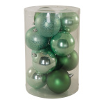Christmas balls 12 pcs. - Material: out of plastic in...