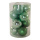 Boules de Noël 12 pcs. en plastique sous blister Color: vert Size: 8cm