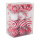 Boules de Noël 24 pcs. en plastique Color: rouge/blanc Size: Ø 6cm