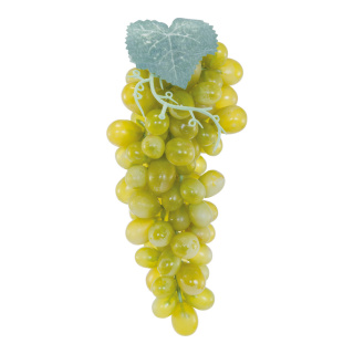 Weintraube 90-fach, aus Kunststoff, mit Hänger     Groesse:20x9x7cm    Farbe:grün