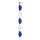 Fan garland 10-fold - Material: out of paper - Color: white/blue - Size: 300cm X Maße Fächer: 275x15cm